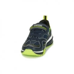 Chaussures Garçon Baskets basses Geox J BAYONYC BOY A Bleu / Vert -Baskets mode Soldes 22608116 500 C