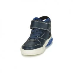 Chaussures Garçon Baskets montantes Geox J GRAYJAY BOY A Bleu -Baskets mode Soldes 22608122 500 C