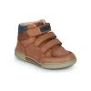 Chaussures Garçon Baskets montantes Geox J POSEIDO BOY B Marron / Bleu