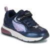 Chaussures Fille Baskets basses Geox J SPACECLUB GIRL B Violet