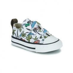 Chaussures Enfant Baskets basses Converse Chuck Taylor All Star 2V Desert Explorer Ox Blanc / Multicolore