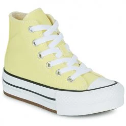 Chaussures Fille Baskets montantes Converse Chuck Taylor All Star Eva Lift Seasonal color Hi Jaune