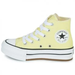 Chaussures Fille Baskets montantes Converse Chuck Taylor All Star Eva Lift Seasonal color Hi Jaune -Baskets mode Soldes 22674657 500 D