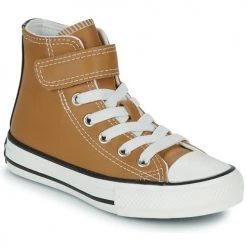 Chaussures Enfant Baskets montantes Converse Chuck Taylor All Star 1V Back to school Hi Marron