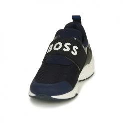 Chaussures Garçon Baskets basses BOSS J29295 Marine -Baskets mode Soldes 22682507 500 C