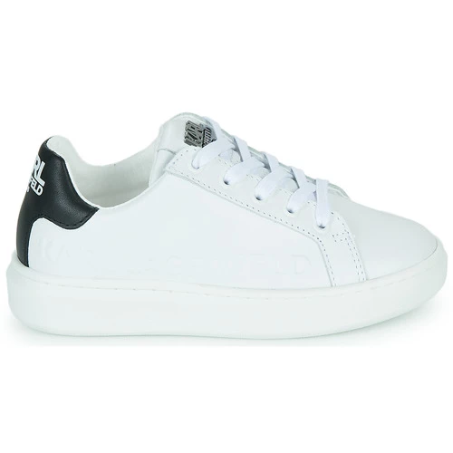 Chaussures Garçon Baskets basses Karl Lagerfeld Z29049 Blanc / Noir 2 Chaussures Garçon Baskets basses Karl Lagerfeld Z29049 Blanc / Noir – Image 2