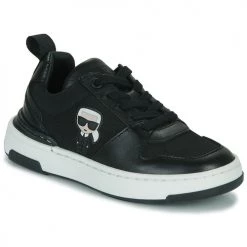 Chaussures Garçon Baskets basses Karl Lagerfeld Z29054 Noir