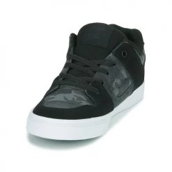 Chaussures Garçon Baskets basses DC Shoes PURE ELASTIC Noir / Camouflage -Baskets mode Soldes 22734975 500 C