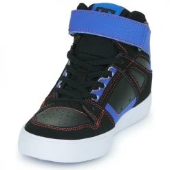 Chaussures Garçon Baskets montantes DC Shoes PURE HIGH-TOP EV Noir / Bleu -Baskets mode Soldes 22734976 500 C