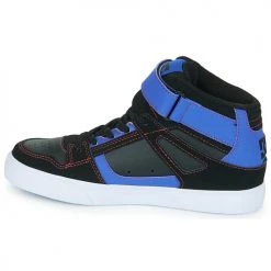 Chaussures Garçon Baskets montantes DC Shoes PURE HIGH-TOP EV Noir / Bleu -Baskets mode Soldes 22734976 500 D