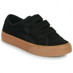 Chaussures Garçon Baskets basses DC Shoes MANUAL V LE Noir / Gum