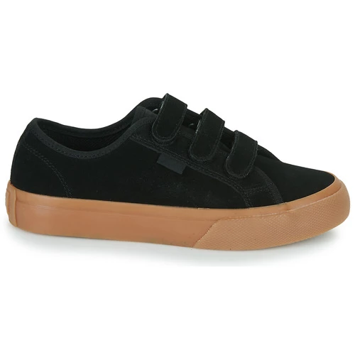 Chaussures Garçon Baskets basses DC Shoes MANUAL V LE Noir / Gum 2 Chaussures Garçon Baskets basses DC Shoes MANUAL V LE Noir / Gum – Image 2