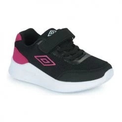 Chaussures Fille Baskets basses Umbro UM NATEO VLC Noir / Rose