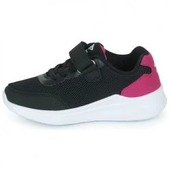 Chaussures Fille Baskets basses Umbro UM NATEO VLC Noir / Rose -Baskets mode Soldes 22790333 500 D