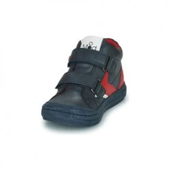 Chaussures Garçon Baskets montantes Mod'8 TIFUN Gris / rouge -Baskets mode Soldes 22808817 500 C