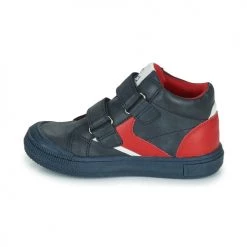 Chaussures Garçon Baskets montantes Mod'8 TIFUN Gris / rouge -Baskets mode Soldes 22808817 500 D
