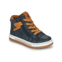 Chaussures Garçon Baskets montantes Mod'8 KYNATA Marine