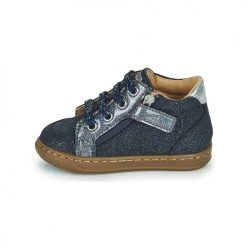 Chaussures Fille Baskets montantes Shoo Pom BOUBA ZIP BOX Marine -Baskets mode Soldes 22869545 500 D