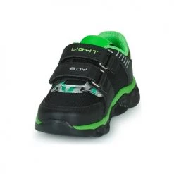 Chaussures Garçon Baskets basses Chicco CAVIT Noir / Vert -Baskets mode Soldes 22869725 500 C