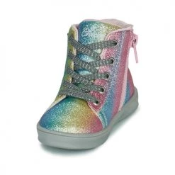 Chaussures Fille Baskets montantes Chicco FORTUNA Rose / Bleu / Violet -Baskets mode Soldes 22869732 500 C