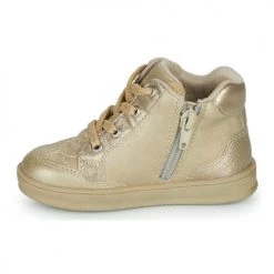 Chaussures Fille Baskets montantes Chicco FELY Doré -Baskets mode Soldes 22869734 500 D