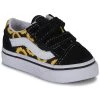 Chaussures Fille Baskets basses Vans TD OLD SKOOL V Noir / Jaune