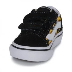Chaussures Fille Baskets basses Vans TD OLD SKOOL V Noir / Jaune -Baskets mode Soldes 22873578 500 C