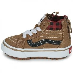 Chaussures Garçon Baskets montantes Vans TD SK8-HI ZIP MTE-1 Marron -Baskets mode Soldes 22873579 500 D