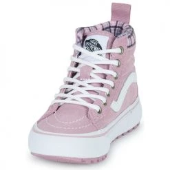 Chaussures Fille Baskets montantes Vans UY SK8-HI MTE-1 Rose -Baskets mode Soldes 22873582 500 C