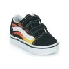 Chaussures Garçon Baskets basses Vans TD OLD SKOOL V Noir / Rouge