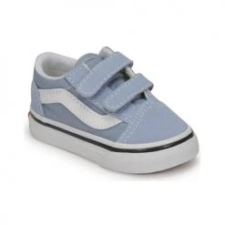Chaussures Fille Baskets basses Vans TD OLD SKOOL V Bleu