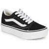 Chaussures Enfant Baskets basses Vans UY OLD SKOOL PLATFORM Noir / Blanc