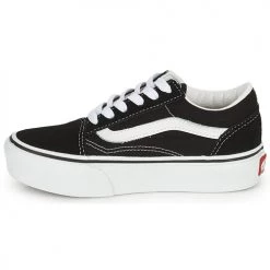 Chaussures Enfant Baskets basses Vans UY OLD SKOOL PLATFORM Noir / Blanc -Baskets mode Soldes 22873591 500 D