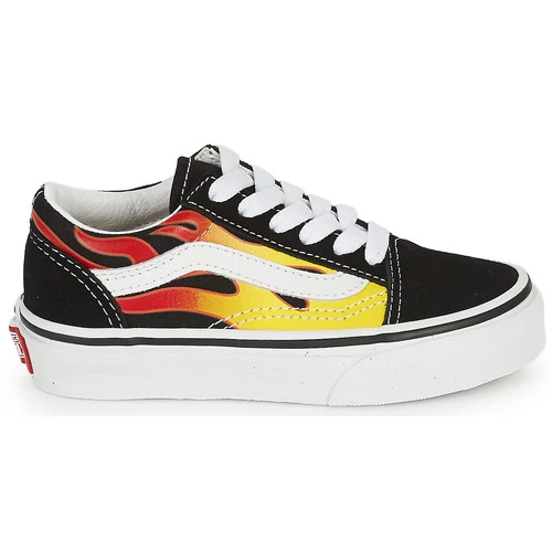 Chaussures Garçon Baskets basses Vans UY OLD SKOOL Noir / Jaune / Rouge 2 Chaussures Garçon Baskets basses Vans UY OLD SKOOL Noir / Jaune / Rouge – Image 2