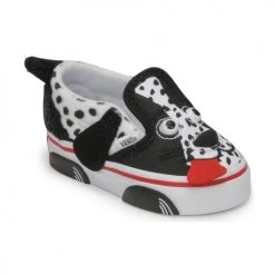 Chaussures Enfant Baskets basses Vans TD DOG SLIP-ON V Noir / Blanc