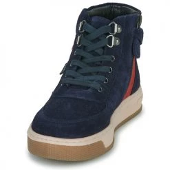 Chaussures Garçon Baskets montantes Citrouille et Compagnie BAYBE Marine -Baskets mode Soldes 22929483 500 C
