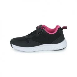 Chaussures Fille Baskets basses Kappa DELVIS EV Noir / Rose -Baskets mode Soldes 22935520 500 D
