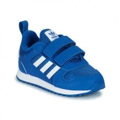 Chaussures Garçon Baskets basses adidas Originals ZX 700 HD CF I Bleu / Blanc