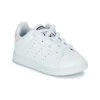 Chaussures Fille Baskets basses adidas Originals STAN SMITH EL I Blanc / Rose