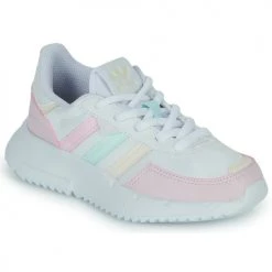 Chaussures Fille Baskets basses adidas Originals RETROPY F2 C Blanc / Pastel
