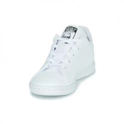 Chaussures Enfant Baskets basses adidas Originals STAN SMITH C Blanc / Bleu -Baskets mode Soldes 22969683 500 C
