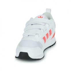 Chaussures Fille Baskets basses adidas Originals ZX 700 HD CF C Blanc / Corail -Baskets mode Soldes 22969691 500 C