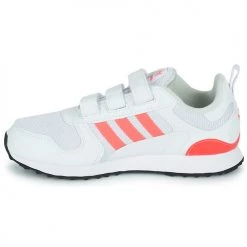 Chaussures Fille Baskets basses adidas Originals ZX 700 HD CF C Blanc / Corail -Baskets mode Soldes 22969691 500 D
