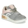 Chaussures Fille Baskets montantes Geox J XLED GIRL Gris / Rose