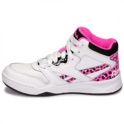Chaussures Fille Baskets montantes Reebok Classic BB4500 COURT Blanc / Rose Léopard -Baskets mode Soldes 23083664 500 D