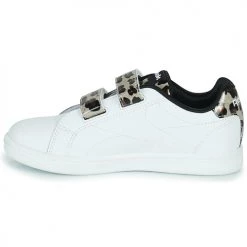 Chaussures Fille Baskets basses Reebok Classic RBK ROYAL COMPLETE Blanc / Léopard -Baskets mode Soldes 23083667 500 D