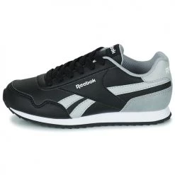 Chaussures Garçon Baskets basses Reebok Classic REEBOK ROYAL CL JOG Noir / Gris -Baskets mode Soldes 23083677 500 D