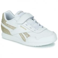 Chaussures Fille Baskets basses Reebok Classic REEBOK ROYAL CL JOG Blanc / Doré