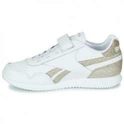 Chaussures Fille Baskets basses Reebok Classic REEBOK ROYAL CL JOG Blanc / Doré -Baskets mode Soldes 23083679 500 D
