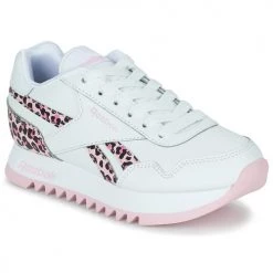 Chaussures Fille Baskets basses Reebok Classic REEBOK ROYAL CLJOG Blanc / Léopard